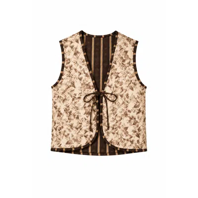 Helmstedt Women's Frida Reversible Vest In Neutral