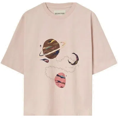 Helmstedt Women's Pink Noor T-shirt - Hushed Violet With Print