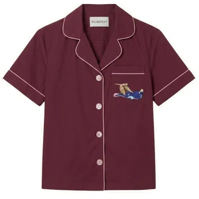 Helmstedt Women's Purple / Red Fiona Shirt- Burgundy Red