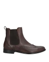 Helmur® Helmur Man Ankle Boots Chocolate Brown Size 12 Leather