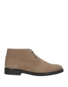 Helmur® Helmur Man Ankle Boots Khaki Size 11 Leather In Sand