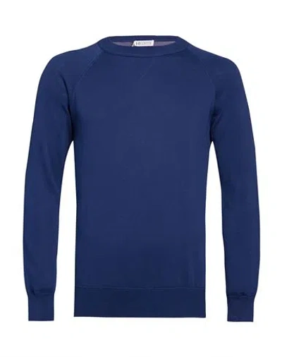 Helmur® Helmur Man Sweater Blue Size S Cotton