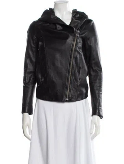 Pre-owned Helmut Helmut Lang Leather Biker Jacket In Black