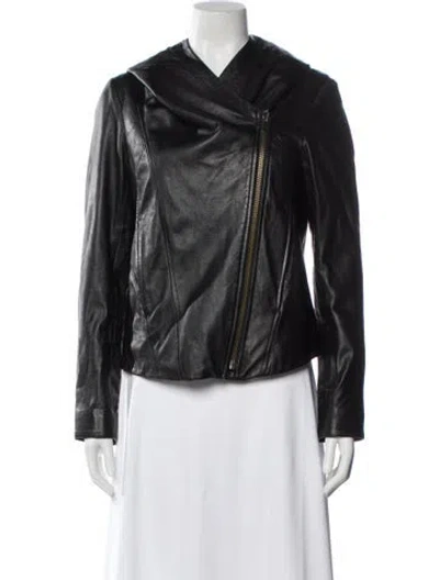 Pre-owned Helmut Helmut Lang Leather Biker Jacket In Black