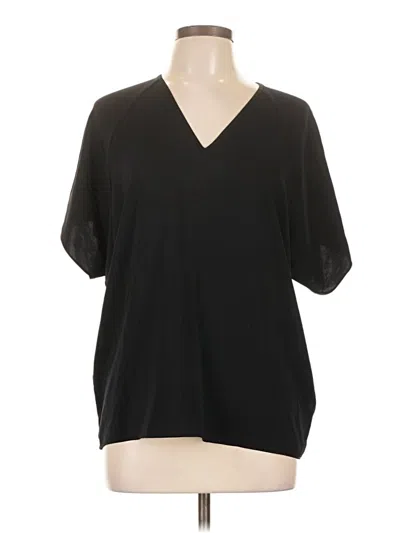 Pre-owned Helmut Helmut Lang Short Sleeve Blouse In Black