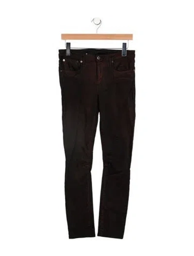 Pre-owned Helmut Helmut Lang Skinny Leg Pants In Brown