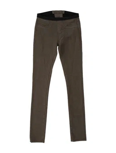 Pre-owned Helmut Helmut Lang Skinny Leg Pants In Green