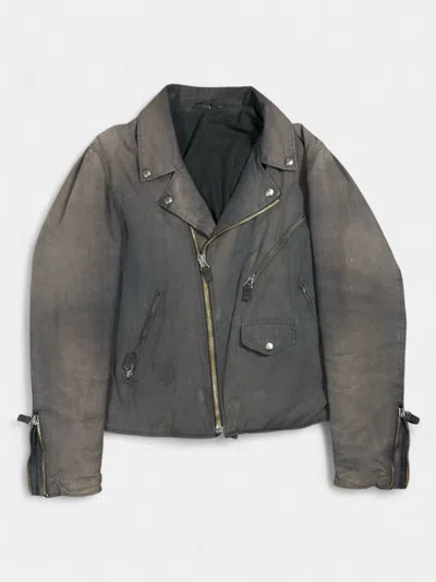 Pre-owned Helmut Lang - Ss04 Sunfaded Cotton Perfecto In Brown