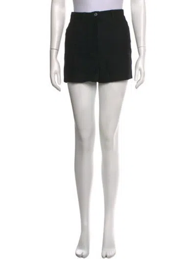 Pre-owned Helmut Lang 1990 Mini Shorts In Black