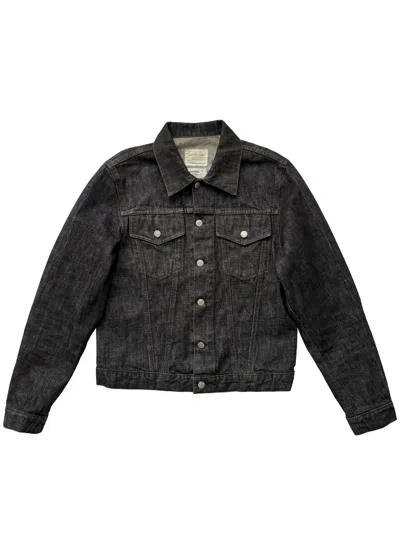 Pre-owned Helmut Lang 1990s  Black Denim Jean Jacket
