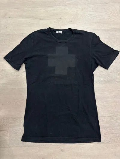 Pre-owned Helmut Lang 1997 Cross T Shirt In Black