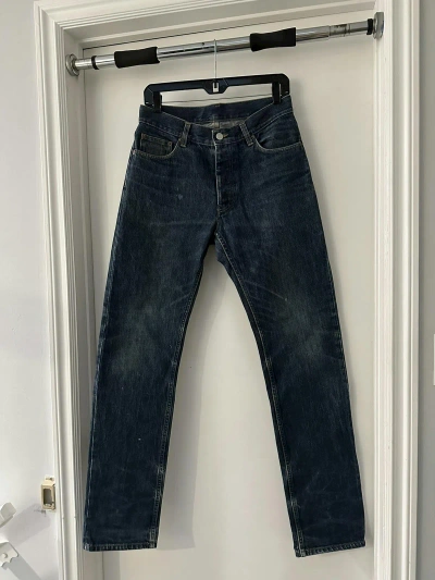 Pre-owned Helmut Lang 1997 Gtr Italian Cut Jeans In Blue