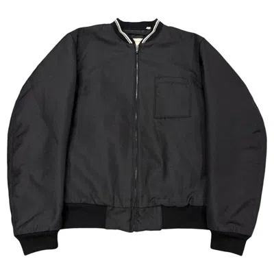 Pre-owned Helmut Lang 1998  Ma-1 Nylon Bomber Jacket In Black