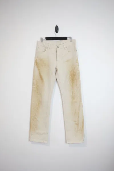 Pre-owned Helmut Lang 1998 Vintage Burned Denim