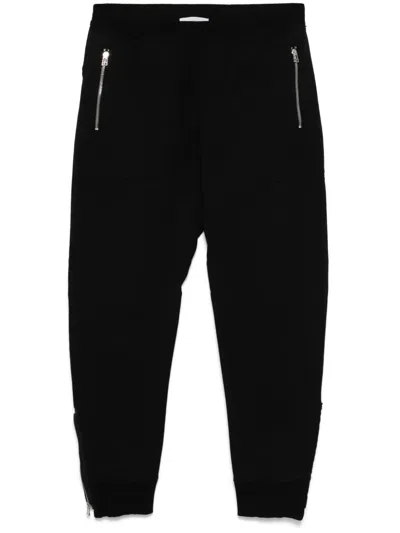 Pre-owned Helmut Lang 2000s Logo-waistband Track Pants In Black