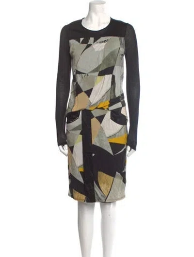 Pre-owned Helmut Lang 2013 Knee-length Dress In Black