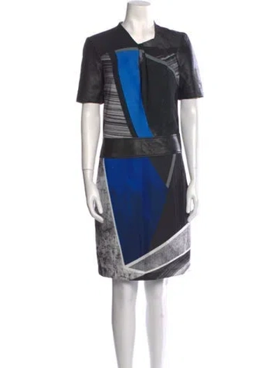 Pre-owned Helmut Lang 2013 Knee-length Dress In Multi