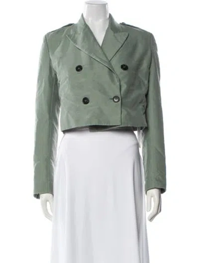 Pre-owned Helmut Lang 2020 Virgin Wool Blazer In Green