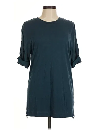 Pre-owned Helmut Lang 3/4 Sleeve T-shirt In Teal