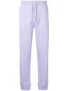 Helmut Lang Purple 3d Jogger Lounge Pants