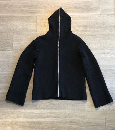 Pre-owned Helmut Lang ‘98 Chunky Vintage Hoodie In Black