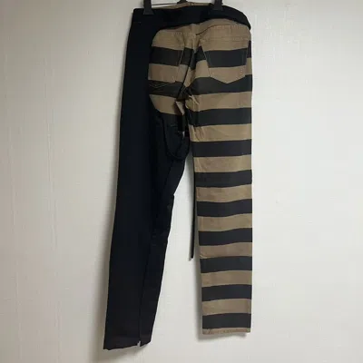 Pre-owned Helmut Lang 99aw Single Leg Holster Chaps In Black