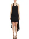 Helmut Lang Wind Lyocell Blend Mini Halter Dress