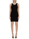 Helmut Lang Mini Dress In Black