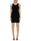 Helmut Lang Mini Dress In Black