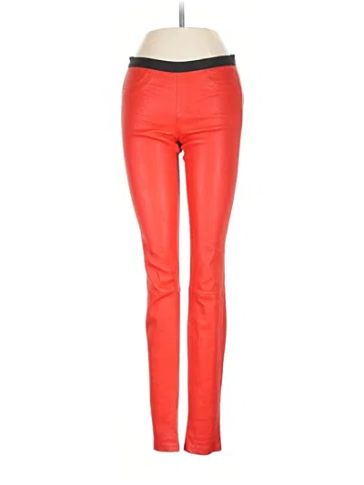 Pre-owned Helmut Lang Active Pants In Red