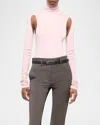 Helmut Lang Air Turtleneck In Baby Pink