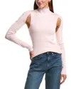 Helmut Lang Air Turtleneck Top In Pink