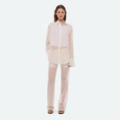 Helmut Lang Airy Longsleeve Shirt In White