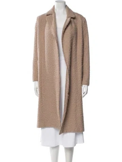 Pre-owned Helmut Lang Alpaca Coat In Neutral