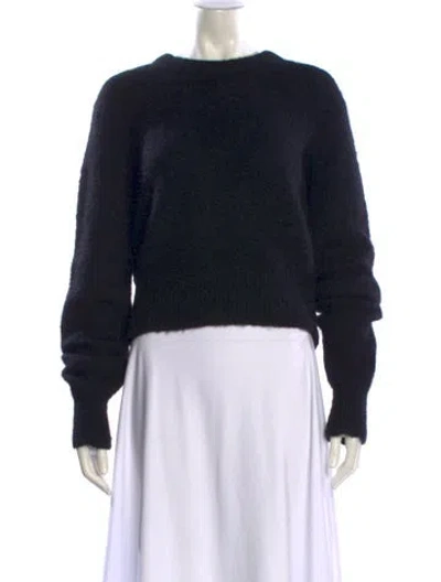 Pre-owned Helmut Lang Alpaca Crew Neck Sweater In Black