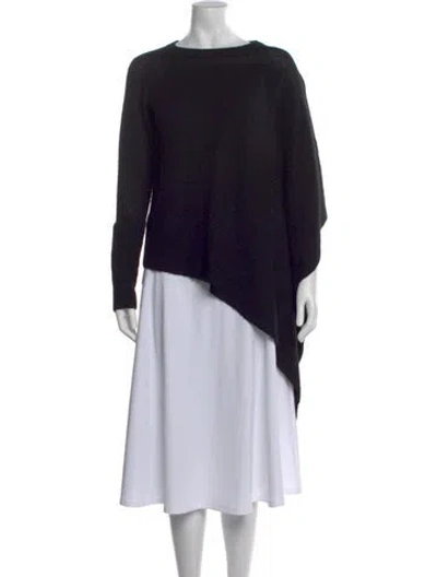 Pre-owned Helmut Lang Alpaca Crew Neck Sweater In Black