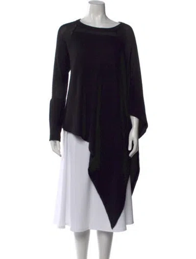 Pre-owned Helmut Lang Alpaca Crew Neck Sweater In Black