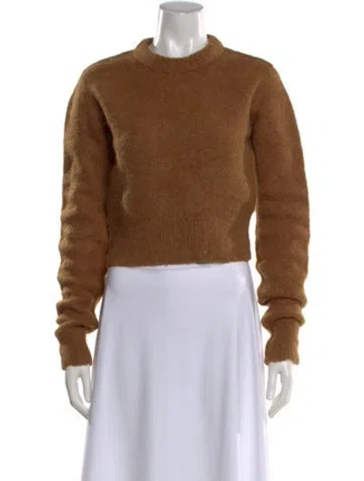 Pre-owned Helmut Lang Alpaca Crew Neck Sweater In Neutral
