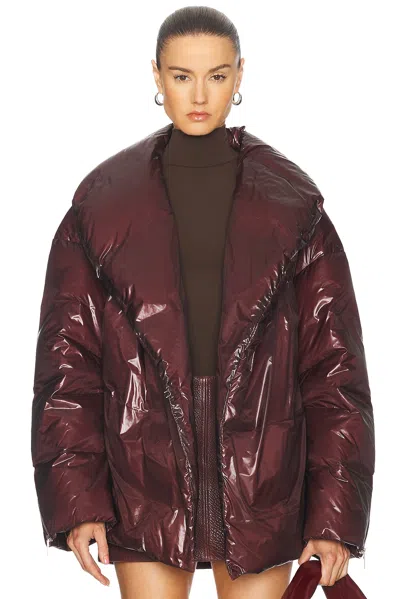 Helmut Lang Apex Cocoon Jacket In Red