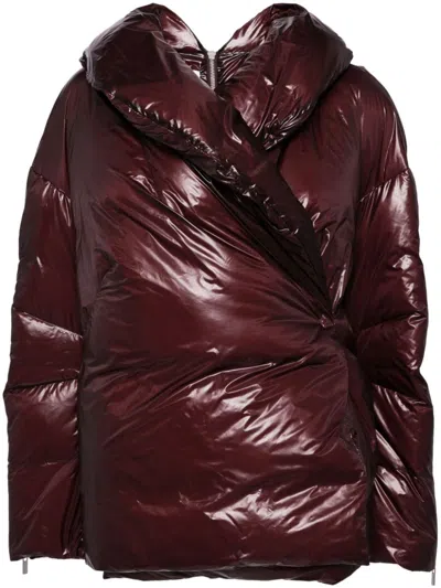 HELMUT LANG HOOK-AND-EYE PUFFER JACKET