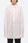 Helmut Lang Oversized Long-sleeve Shirt In White - 100
