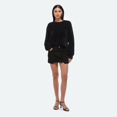 Helmut Lang Apex Crewneck Sweater In Black