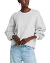 Helmut Lang Brushed Apex Sweater In Light Heather Grey