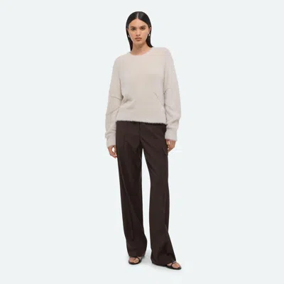 Helmut Lang Apex Crewneck Sweater In White