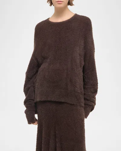 Helmut Lang Apex Eyelash Crewneck Sweater In Espr
