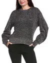 Helmut Lang Apex Lurex Sweater In Black