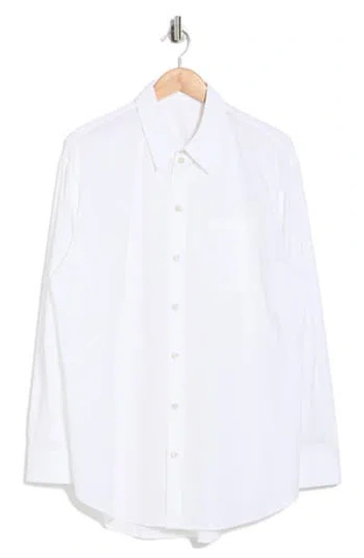 Helmut Lang Apex Oversize Button-up Shirt In White