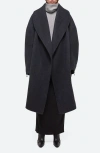 HELMUT LANG HELMUT LANG APEX OVERSIZE RECYCLED WOOL COCOON COAT