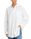 Helmut Lang Oversized Long-sleeve Shirt In White