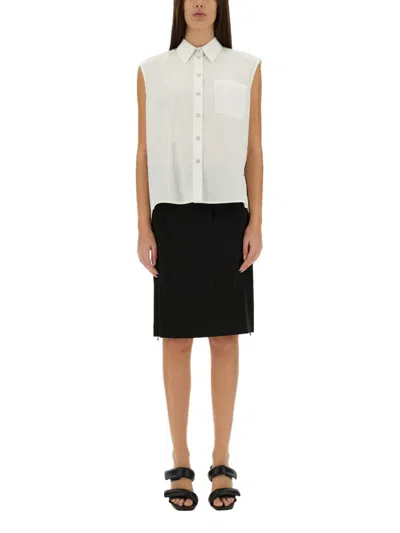 Helmut Lang Apex Tail Shirt In White